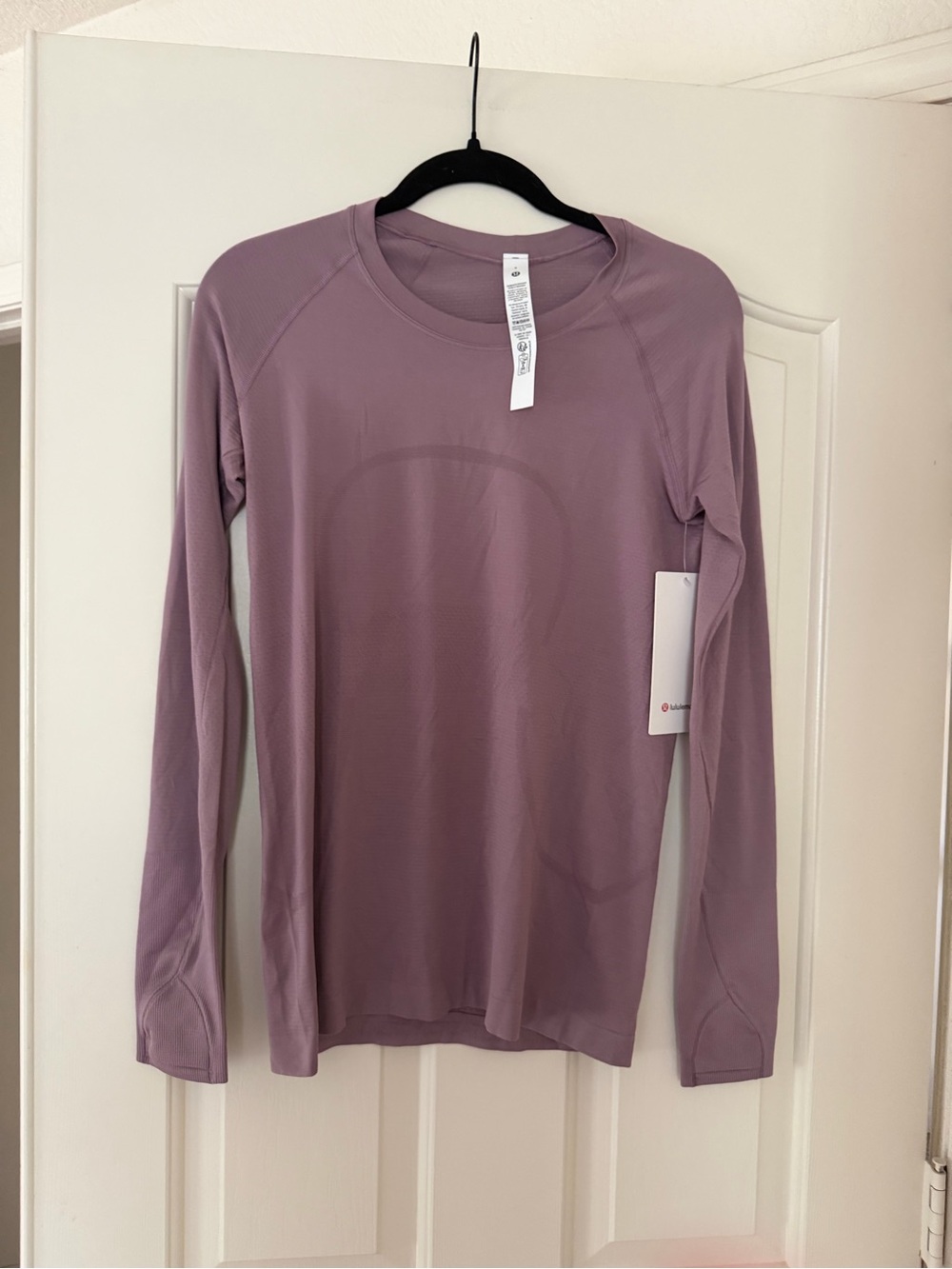 lululemon athletica Long Sleeve Crew Top — Mauve